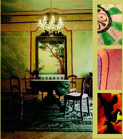 Oberfl&auml;chenveredelung, Malerei, Marmorierung